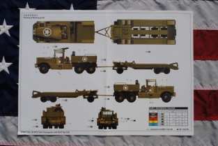 MERIT 63501  U.S. M-19 Tank Transporter 45 tons with Hard Top Cap